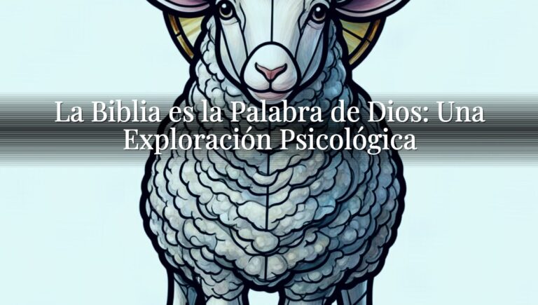 La Biblia es la Palabra de Dios: Una Exploración Psicológica