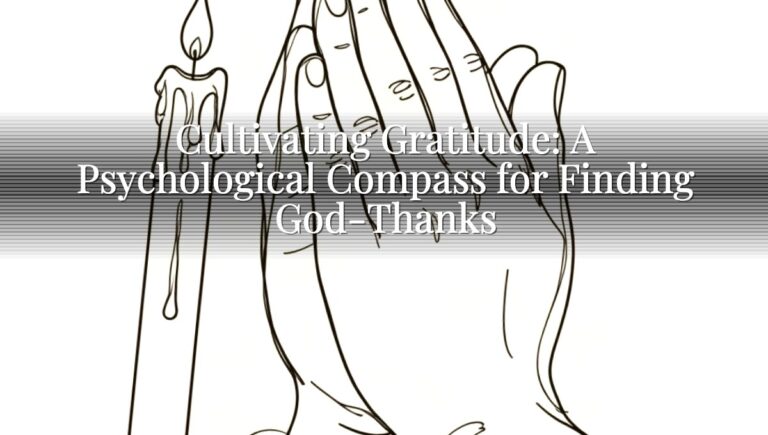 Cultivating Gratitude: A Psychological Compass for Finding God-Thanks