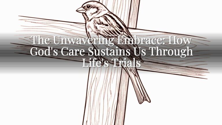 The Unwavering Embrace: How God's Care Sustains Us Through Life's Trials