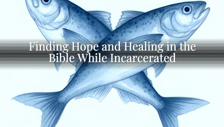 Finding Hope and Healing in the Bible While Incarcerated