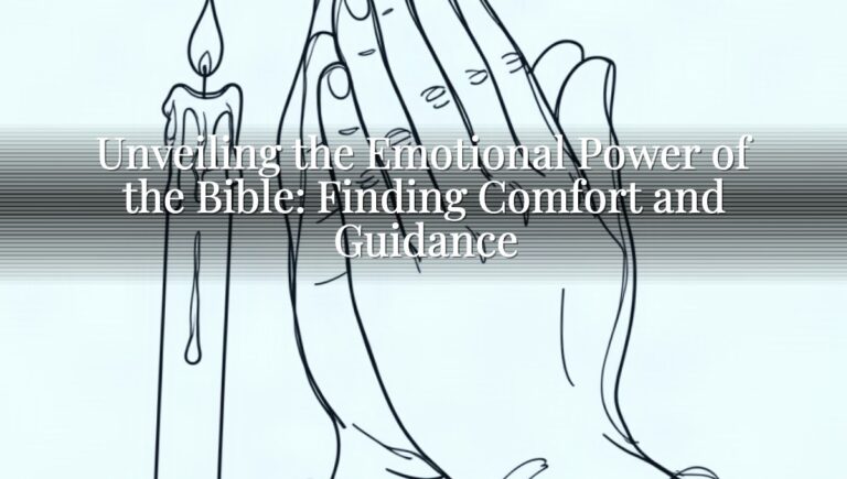 Unveiling the Emotional Power of the Bible: Finding Comfort and Guidance