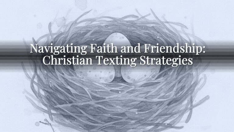 Navigating Faith and Friendship: Christian Texting Strategies
