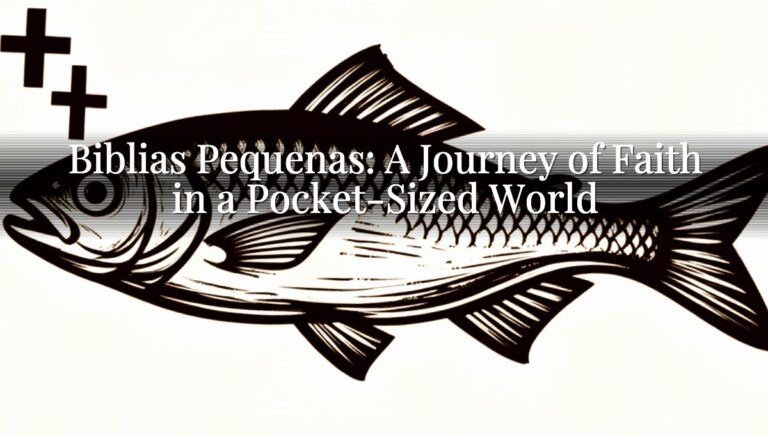 Biblias Pequenas: A Journey of Faith in a Pocket-Sized World