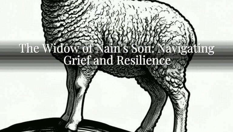 The Widow of Nain's Son: Navigating Grief and Resilience