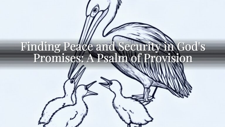 Finding Peace and Security in God's Promises: A Psalm of Provision
