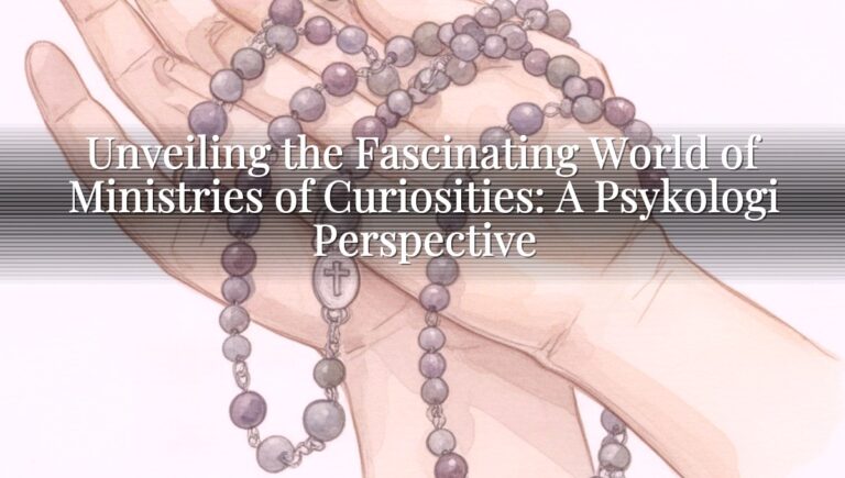 Unveiling the Fascinating World of Ministries of Curiosities: A Psykologi Perspective