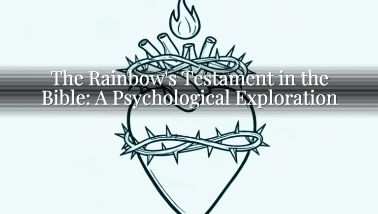 The Rainbow's Testament in the Bible: A Psychological Exploration