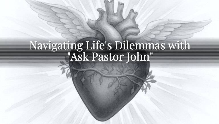Navigating Life's Dilemmas with "Ask Pastor John"