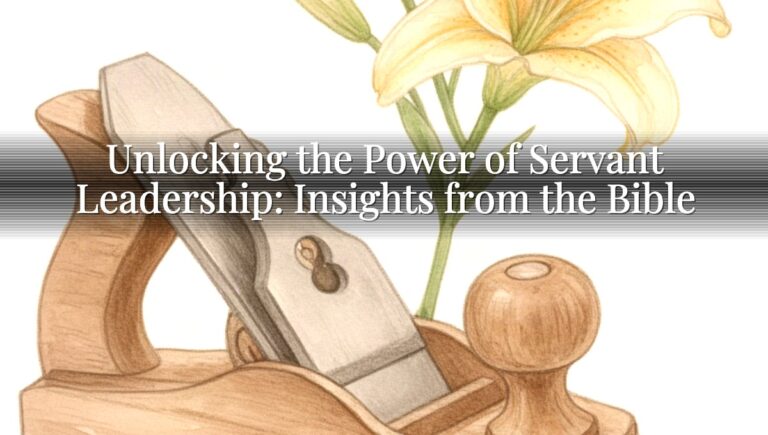 Unlocking the Power of Servant Leadership: Insights from the Bible
