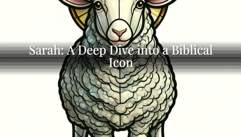 Sarah: A Deep Dive into a Biblical Icon