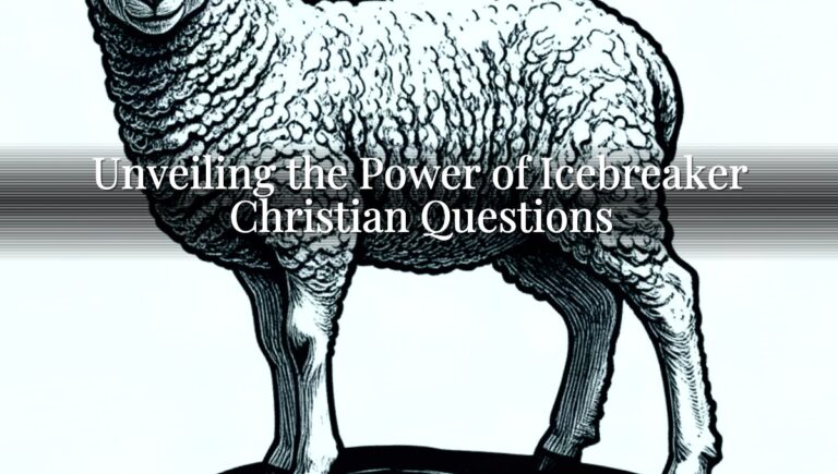 Unveiling the Power of Icebreaker Christian Questions