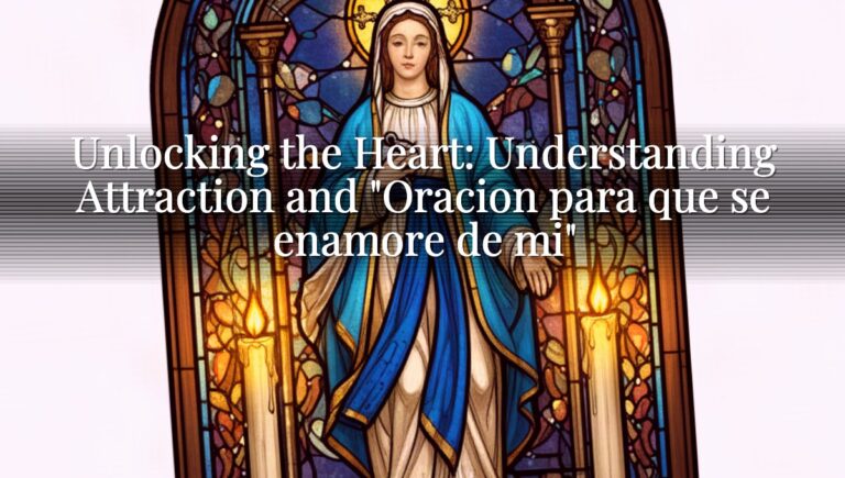 Unlocking the Heart: Understanding Attraction and "Oracion para que se enamore de mi"