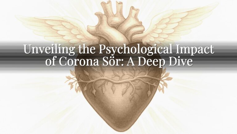 Unveiling the Psychological Impact of Corona Sör: A Deep Dive