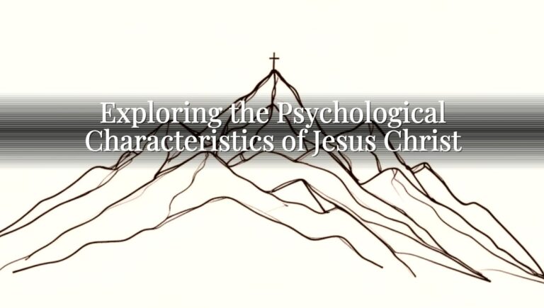 Exploring the Psychological Characteristics of Jesus Christ