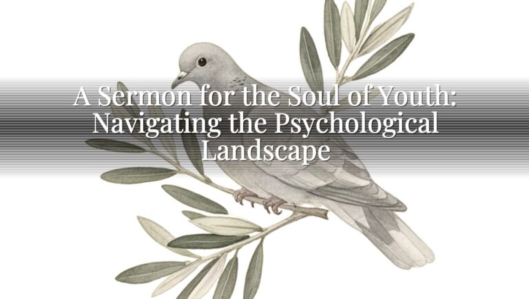 A Sermon for the Soul of Youth: Navigating the Psychological Landscape