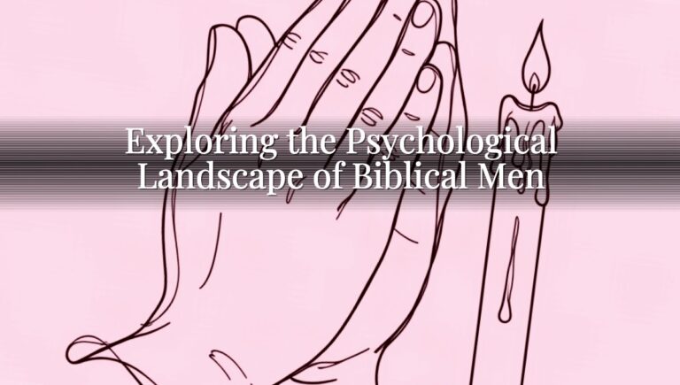 Exploring the Psychological Landscape of Biblical Men