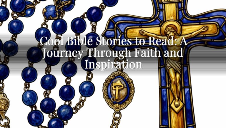 Cool Bible Stories to Read: A Journey Through Faith and Inspiration