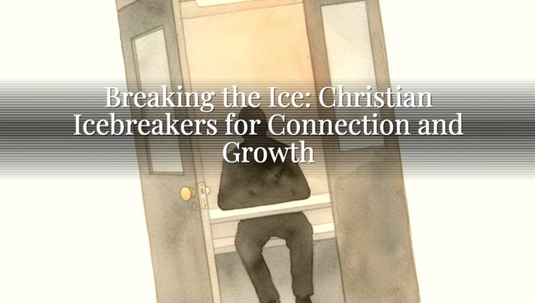 Breaking the Ice: Christian Icebreakers for Connection and Growth