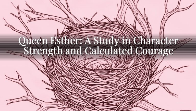Queen Esther: A Study in Character Strength and Calculated Courage