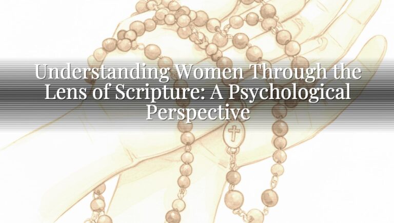 Understanding Women Through the Lens of Scripture: A Psychological Perspective
