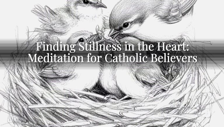 Finding Stillness in the Heart: Meditation for Catholic Believers