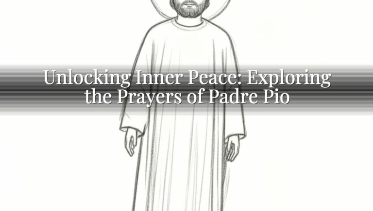 Unlocking Inner Peace: Exploring the Prayers of Padre Pio