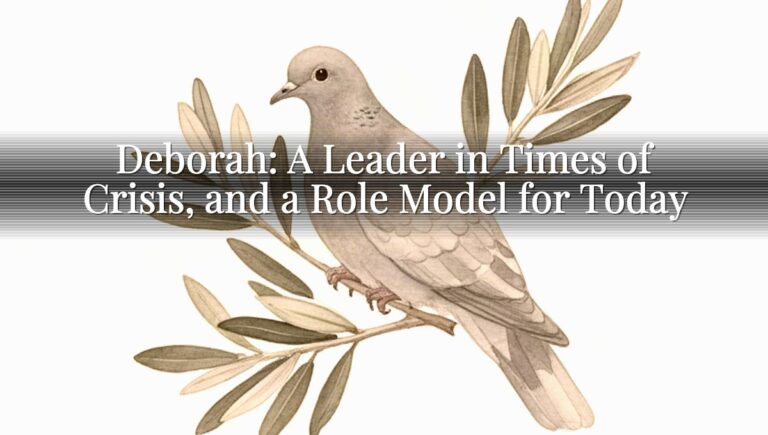 Deborah: A Leader in Times of Crisis, and a Role Model for Today