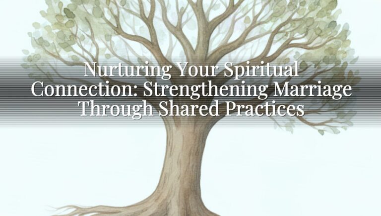 Nurturing Your Spiritual Connection: Strengthening Marriage Through Shared Practices