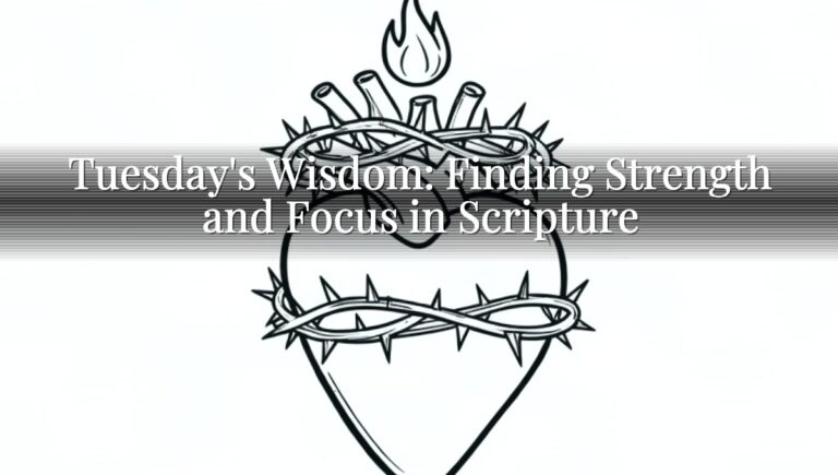 Tuesday's Wisdom: Finding Strength and Focus in Scripture