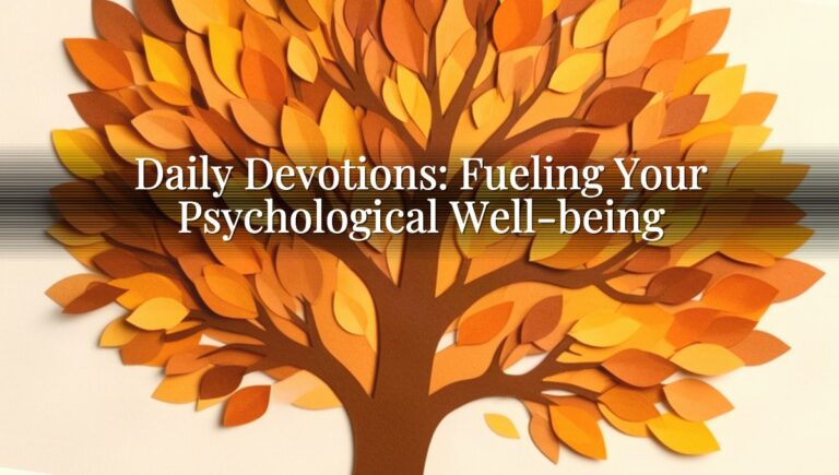 Daily Devotions: Fueling Your Psychological Well-being