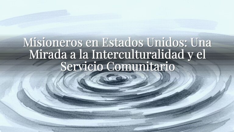 Misioneros en Estados Unidos: Una Mirada a la Interculturalidad y el Servicio Comunitario