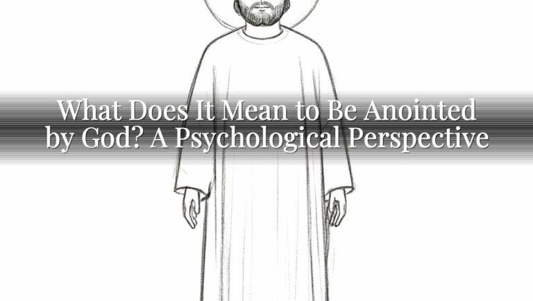What Does It Mean to Be Anointed by God? A Psychological Perspective