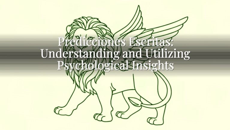 Predicciones Escritas: Understanding and Utilizing Psychological Insights