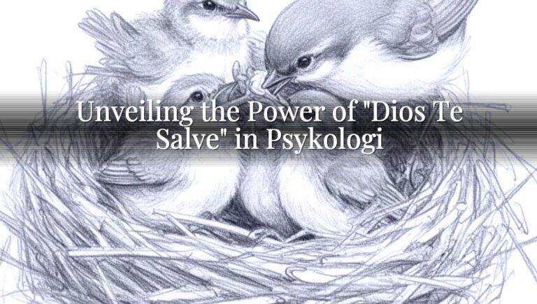 Unveiling the Power of "Dios Te Salve" in Psykologi
