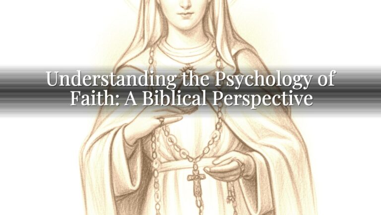 Understanding the Psychology of Faith: A Biblical Perspective