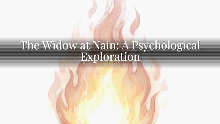 The Widow at Nain: A Psychological Exploration
