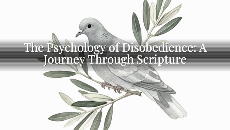 The Psychology of Disobedience: A Journey Through Scripture