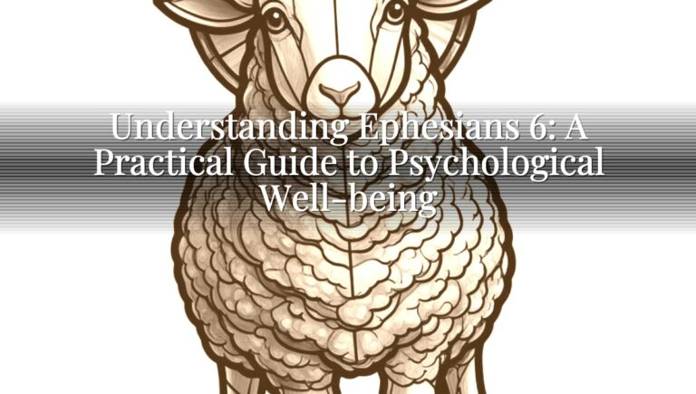 Understanding Ephesians 6: A Practical Guide to Psychological Well-being