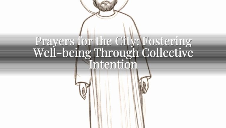Prayers for the City: Fostering Well-being Through Collective Intention