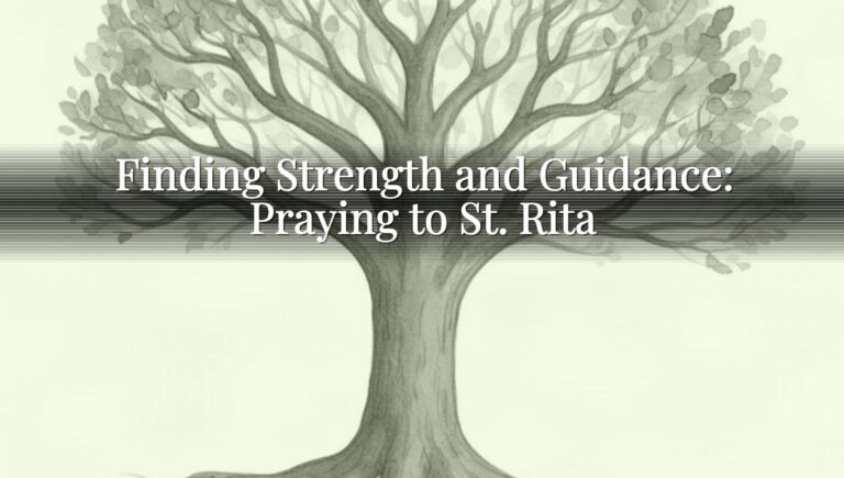 Finding Strength and Guidance: Praying to St. Rita