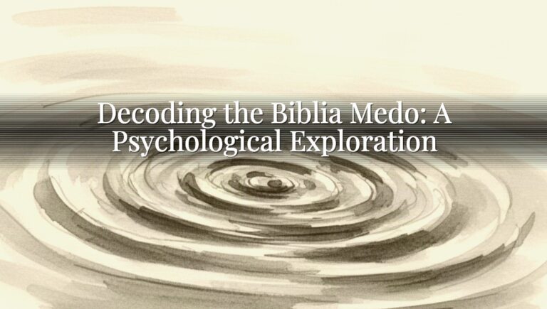Decoding the Biblia Medo: A Psychological Exploration