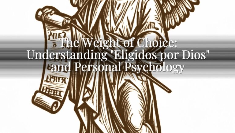 The Weight of Choice: Understanding "Eligidos por Dios" and Personal Psychology