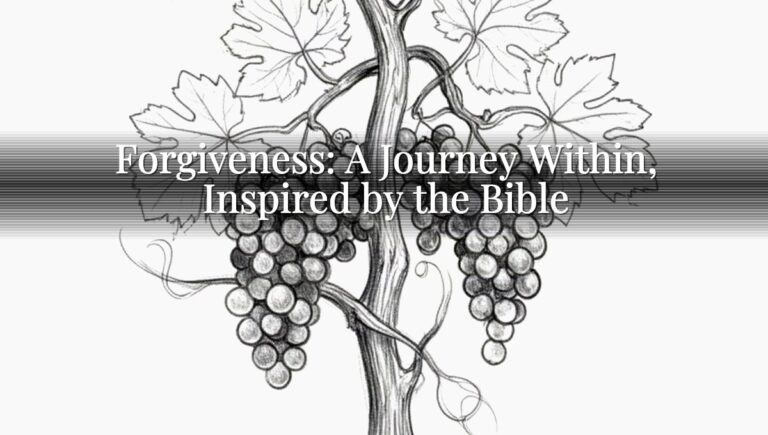 Forgiveness: A Journey Within, Inspired by the Bible