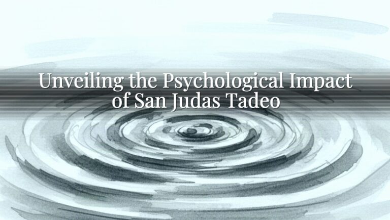 Unveiling the Psychological Impact of San Judas Tadeo