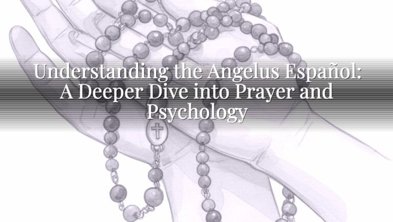 Understanding the Angelus Español: A Deeper Dive into Prayer and Psychology