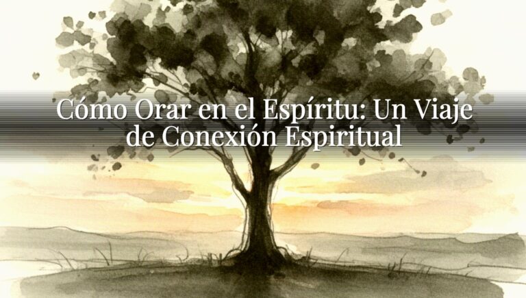 Cómo Orar en el Espíritu: Un Viaje de Conexión Espiritual