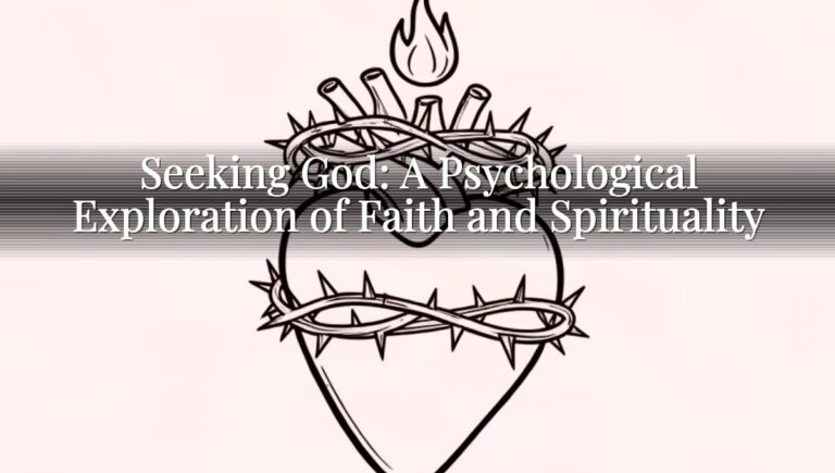 Seeking God: A Psychological Exploration of Faith and Spirituality