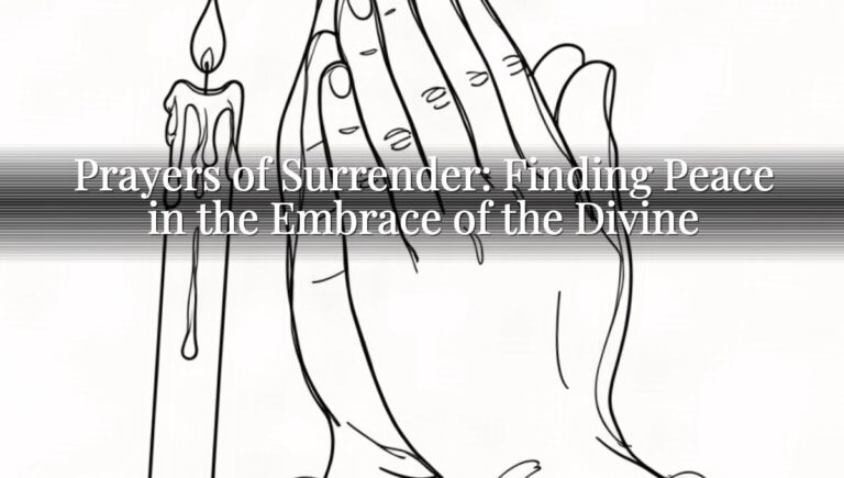 Prayers of Surrender: Finding Peace in the Embrace of the Divine