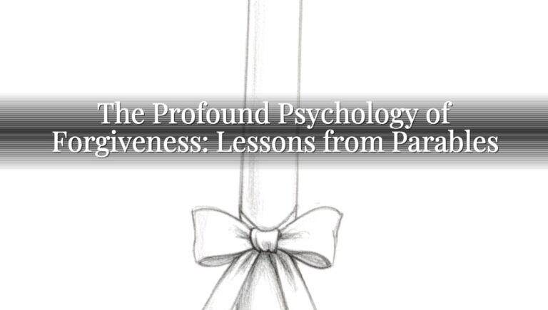 The Profound Psychology of Forgiveness: Lessons from Parables