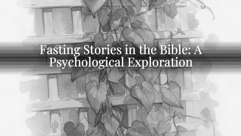 Fasting Stories in the Bible: A Psychological Exploration